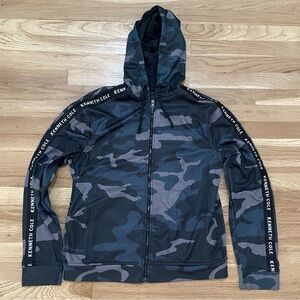 Kenneth Cole Camouflage Hoodie zip up for Men Size Medium